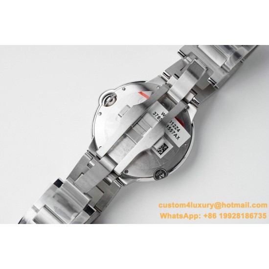 Ballon Bleu De Cartier 42mm SS/SS White Dial AF A2824
