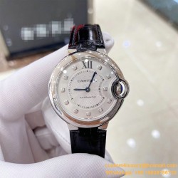 Ballon Bleu De Cartier 33mm SS/LE White/Dia AF NH05