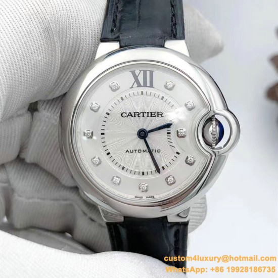 Ballon Bleu De Cartier 33mm SS/LE White/Dia AF NH05