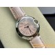 Ballon Bleu Ladies 28mm SS/LE Pink Dial V6F Qtz