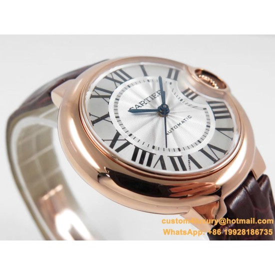 Cartier - Balon Bleu Midsize 33mm RG/LE Wht V6F NH05