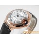 Ballon Bleu De Cartier 33mm RG/LE White/Rmn V6F NH05