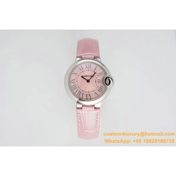 Ballon Bleu De Cartier 33mm SS/LE Pink Dial V6F NH05