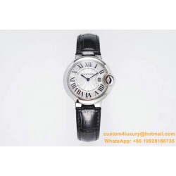 Cartier - Balon Bleu Midsize 33mm SS/LE Wht V6F NH05