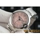 Ballon Bleu De Cartier 33mm SS/SS Pink Dial V6F NH05