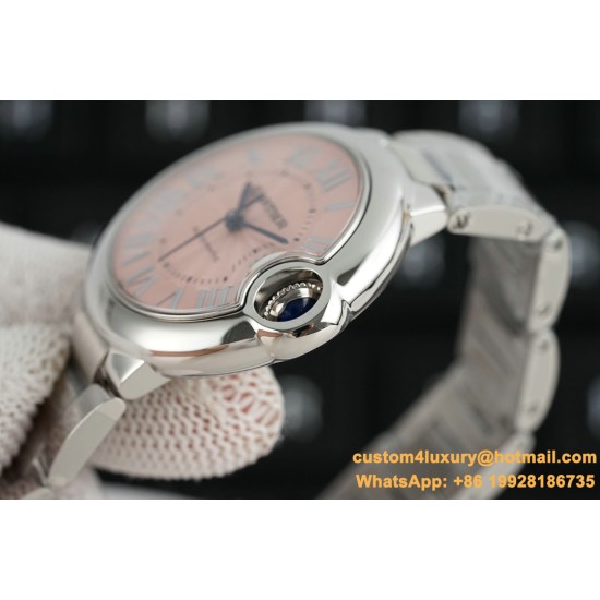 Ballon Bleu De Cartier 33mm SS/SS Pink Dial V6F NH05