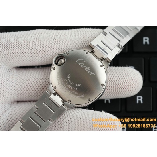 Ballon Bleu De Cartier 33mm SS/SS Pink Dial V6F NH05