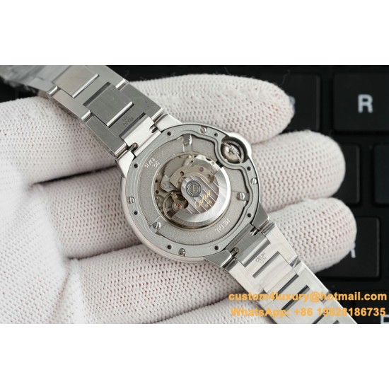 Ballon Bleu De Cartier 33mm SS/SS Pink Dial V6F NH05