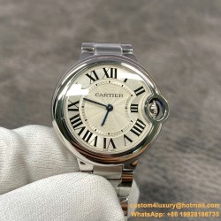 Ballon Bleu De Cartier 33mm SS/SS White Dial V6F NH05