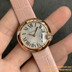 Ballon Blanc Ladies 30mm Black RG/LE Silver Dial V6F Quartz