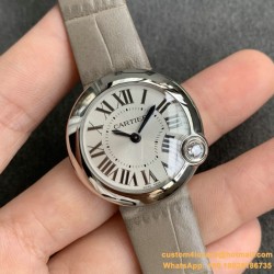 Ballon Blanc Ladies 30mm Black SS/LE Silver Dial V6F Quartz