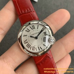 Ballon Blanc Ladies 30mm Black SS/LE Silver Dial V6F Quartz