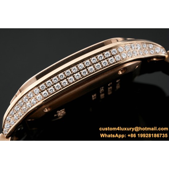 Santos De Cartier 35mm Dia RG/RG White Dial BVF MY9019