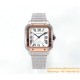 Cartier - Santos De Cartier 2018 Mens XL RG/SS Wht BVF MY9015