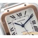 Cartier - Santos De Cartier 2018 Mens XL RG/SS Wht BVF MY9015