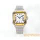 Cartier - Santos De Cartier 2018 Mens XL 40mm YG/SS Wht BVF MY9019
