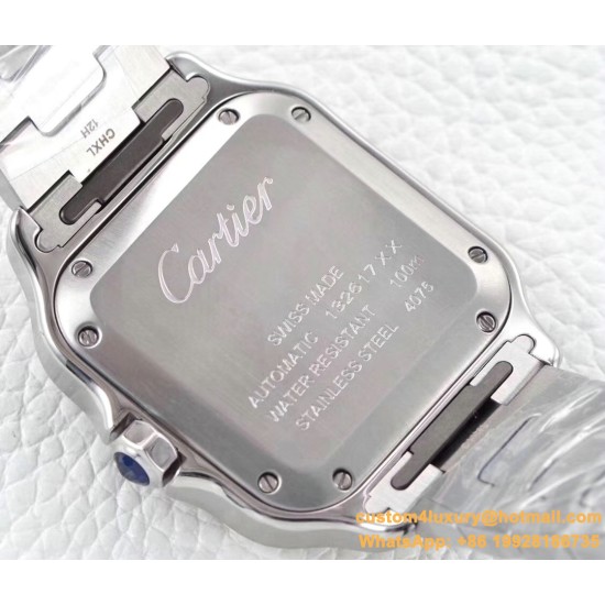 Cartier - Santos De Cartier 2018 Mens XL 40mm YG/SS Wht BVF MY9019