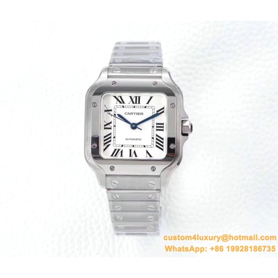 Santos De Cartier 35mm SS/SS White Dial BVF MY9039