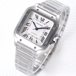 Santos De Cartier 35mm SS/SS White Dial BVF MY9039