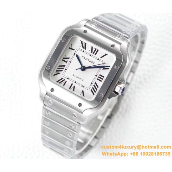 Santos De Cartier 35mm SS/SS White Dial BVF MY9039