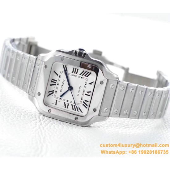 Santos De Cartier 35mm SS/SS White Dial BVF MY9039