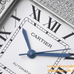 Cartier - Santos De Cartier 35mm Dia SS/SS White Dial BVF MY9015