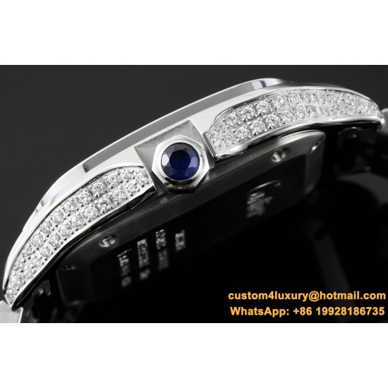 Cartier - Santos De Cartier 35mm Dia SS/SS White Dial BVF MY9015