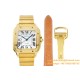 Santos De Cartier 35mm Diams YG/YG White Dial BVF MY9019