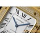 Santos De Cartier 35mm Diams YG/YG White Dial BVF MY9019