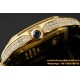 Santos De Cartier 35mm Diams YG/YG White Dial BVF MY9019
