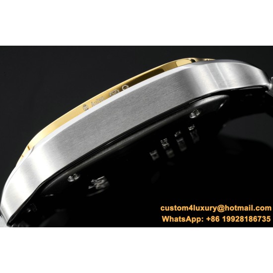 Santos De Cartier 35mm YG/SS Wht BVF MY9039