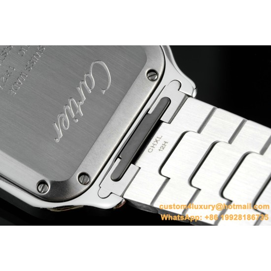 Santos De Cartier 35mm YG/SS Wht BVF MY9039