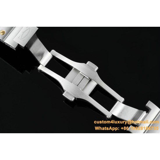 Santos De Cartier 35mm YG/SS Wht BVF MY9039