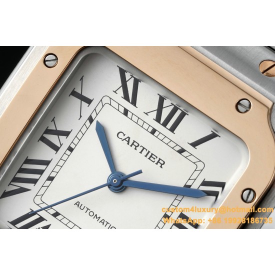Cartier - Santos De Cartier 35mm RG/SS Wht BVF MY9015