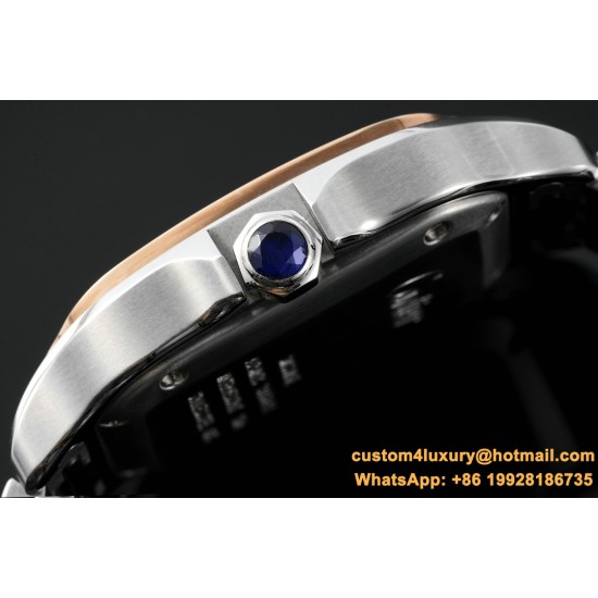 Cartier - Santos De Cartier 35mm RG/SS Wht BVF MY9015