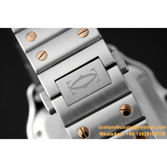 Cartier - Santos De Cartier 35mm RG/SS Wht BVF MY9015