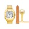 Cartier - Santos De Cartier 35mm YG/YG White Dial BVF MY9015