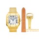 Cartier - Santos De Cartier 35mm YG/YG White Dial BVF MY9015
