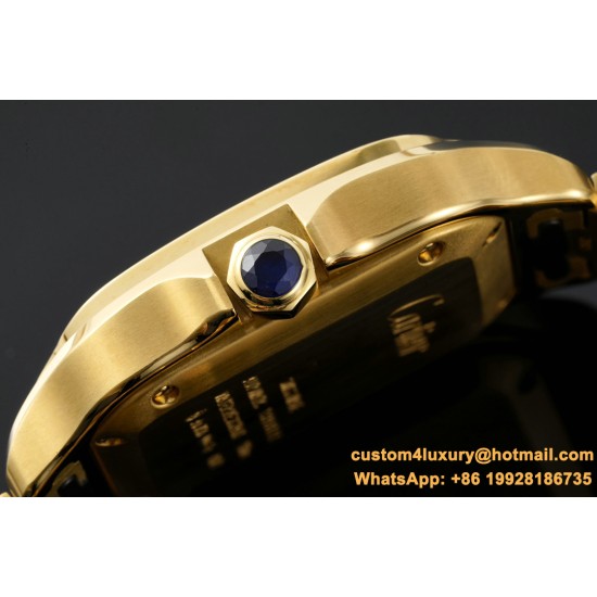 Cartier - Santos De Cartier 35mm YG/YG White Dial BVF MY9015