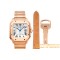 Cartier - Santos De Cartier 35mm RG/RG White Dial BVF MY9015