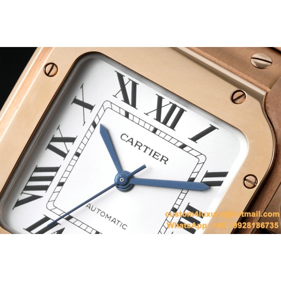 Cartier - Santos De Cartier 35mm RG/RG White Dial BVF MY9015