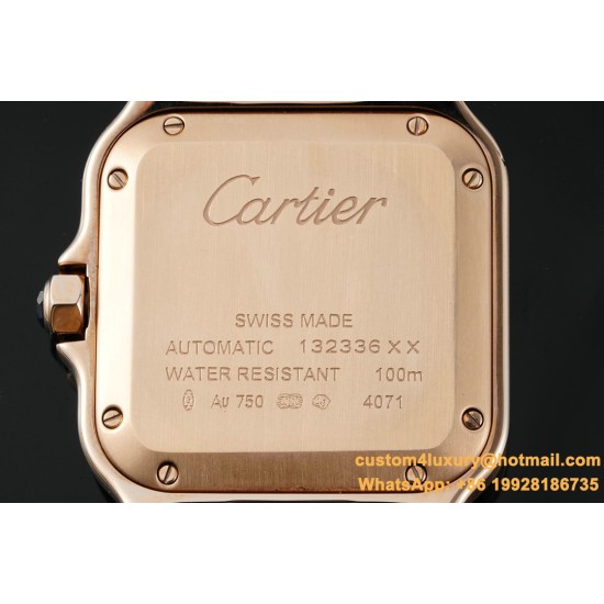 Cartier - Santos De Cartier 35mm RG/RG White Dial BVF MY9015