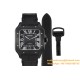 Santos De Cartier Mens XL PVD/LE Black BVF 9019