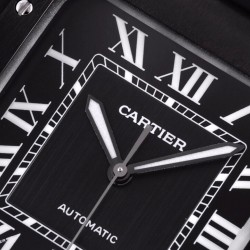Santos De Cartier Mens XL PVD/LE Black BVF 9019