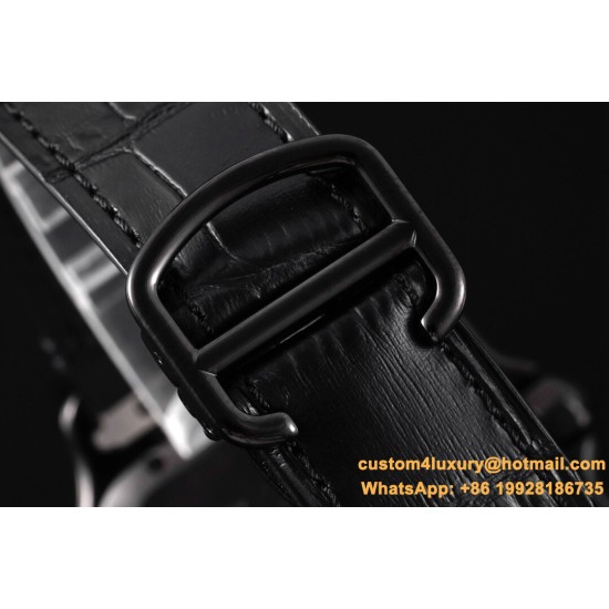Santos De Cartier Mens XL PVD/LE Black BVF 9019
