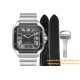 Santos De Cartier Mens XL 40mm SS/SS Gray BVF 9019