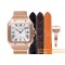 Cartier - Santos De Cartier 2018 Mens XL RG/RG Wht BVF MY9015