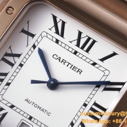 Cartier - Santos De Cartier 2018 Mens XL RG/RG Wht BVF MY9015