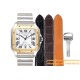 Cartier - Santos De Cartier 2018 Mens XL 40mm YG/SS Wht BVF MY9019