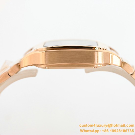 Santos De Cartier 35mm RG/RG White Dial GF MY9039